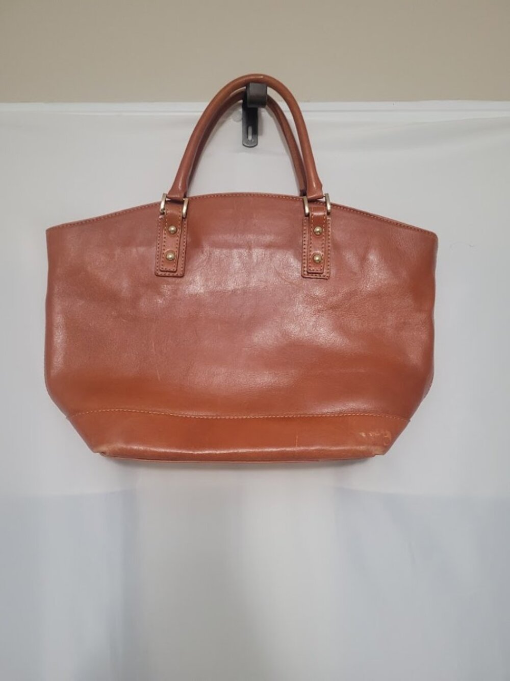 Borse in Pelle Leather Top Handle Handbag
